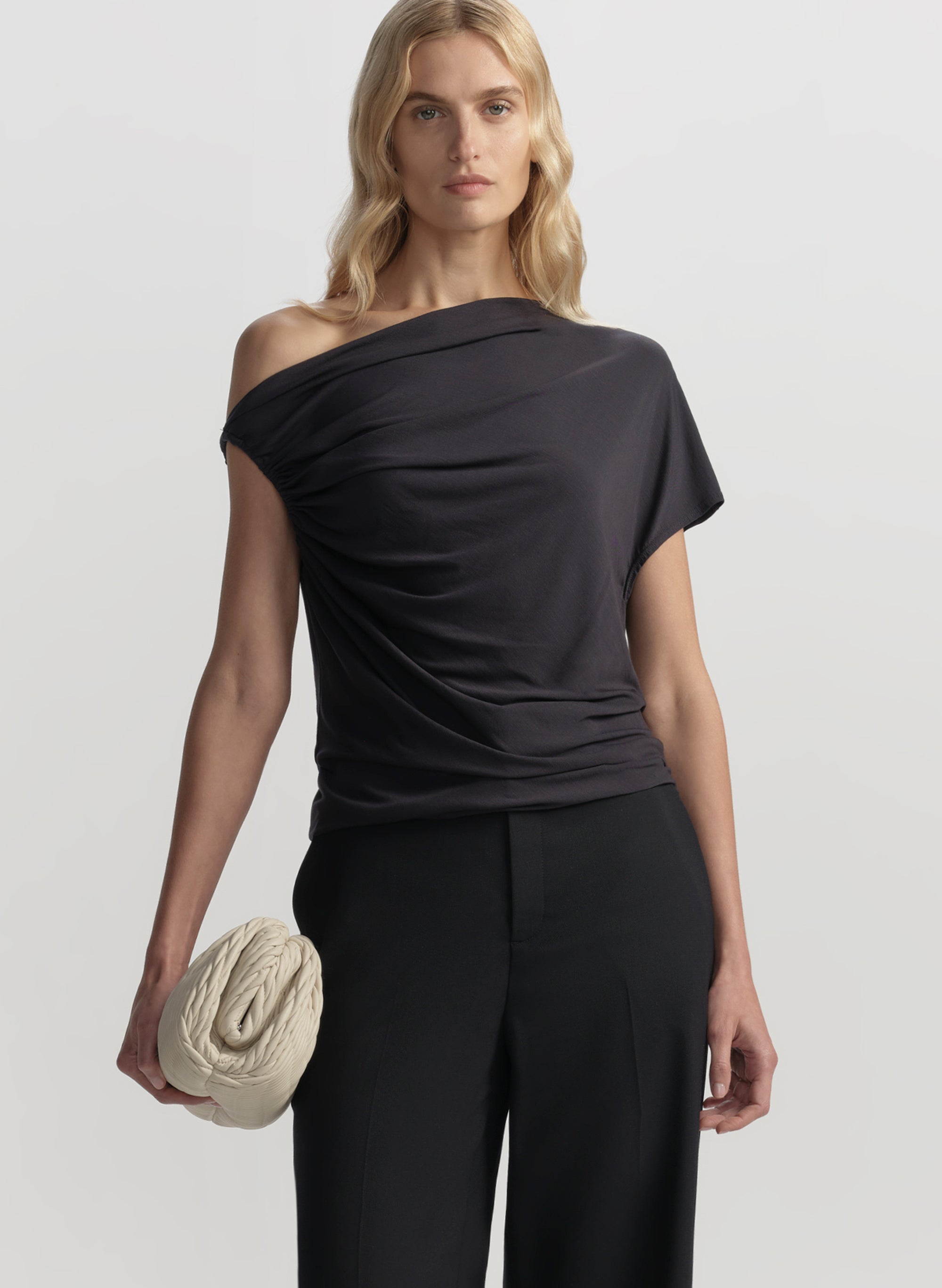 Halle One Shoulder Tee | ALC LTD