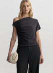 Halle One Shoulder Tee