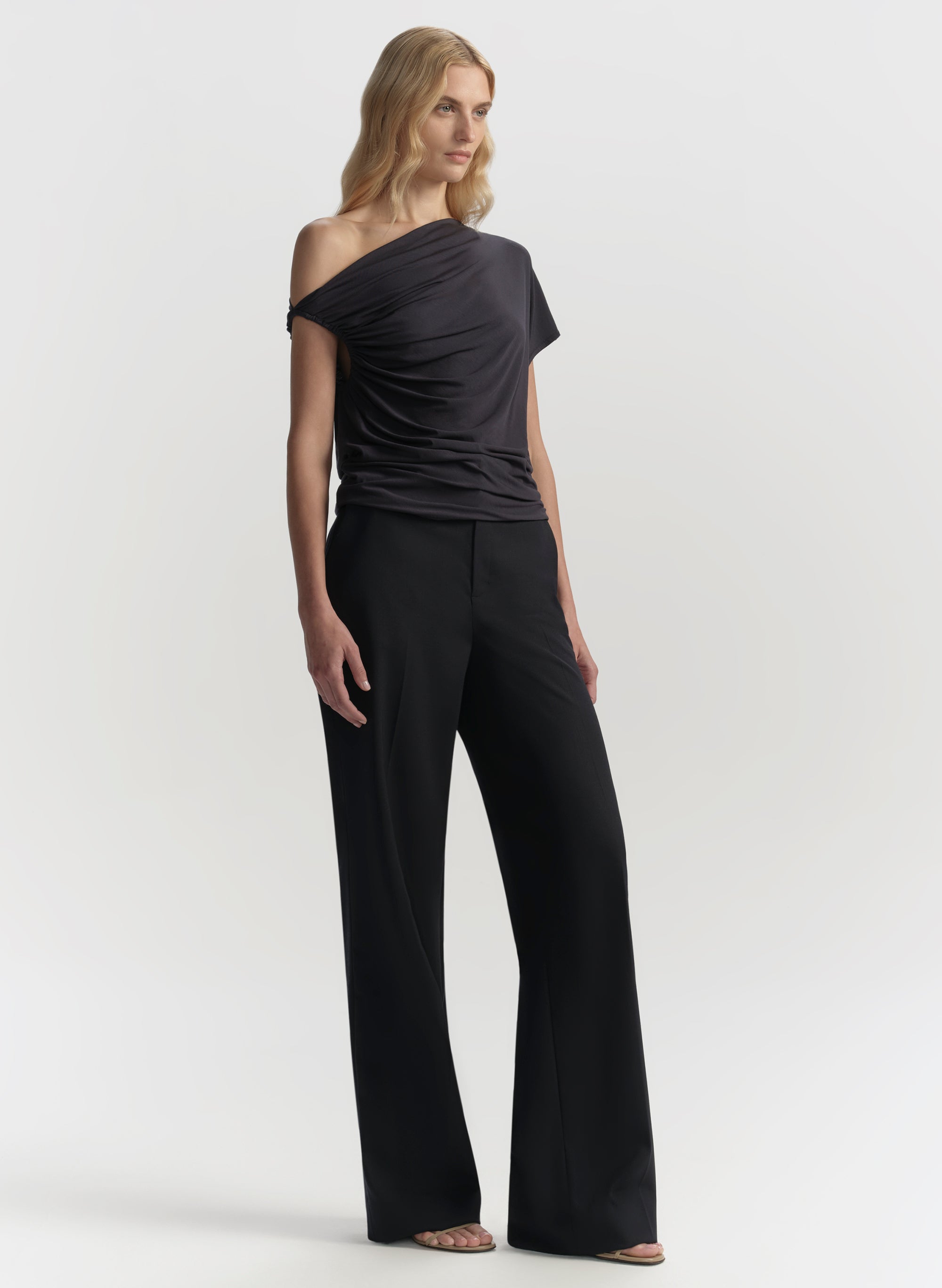 Halle One Shoulder Tee | ALC LTD