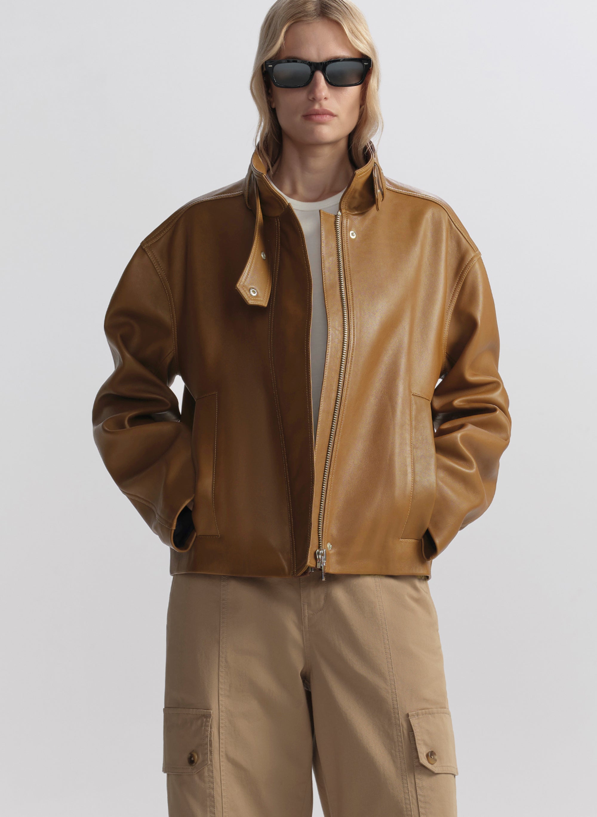 Hudson Leather Jacket | ALC LTD