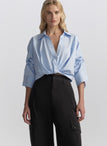Leo Cropped Cotton Shirt