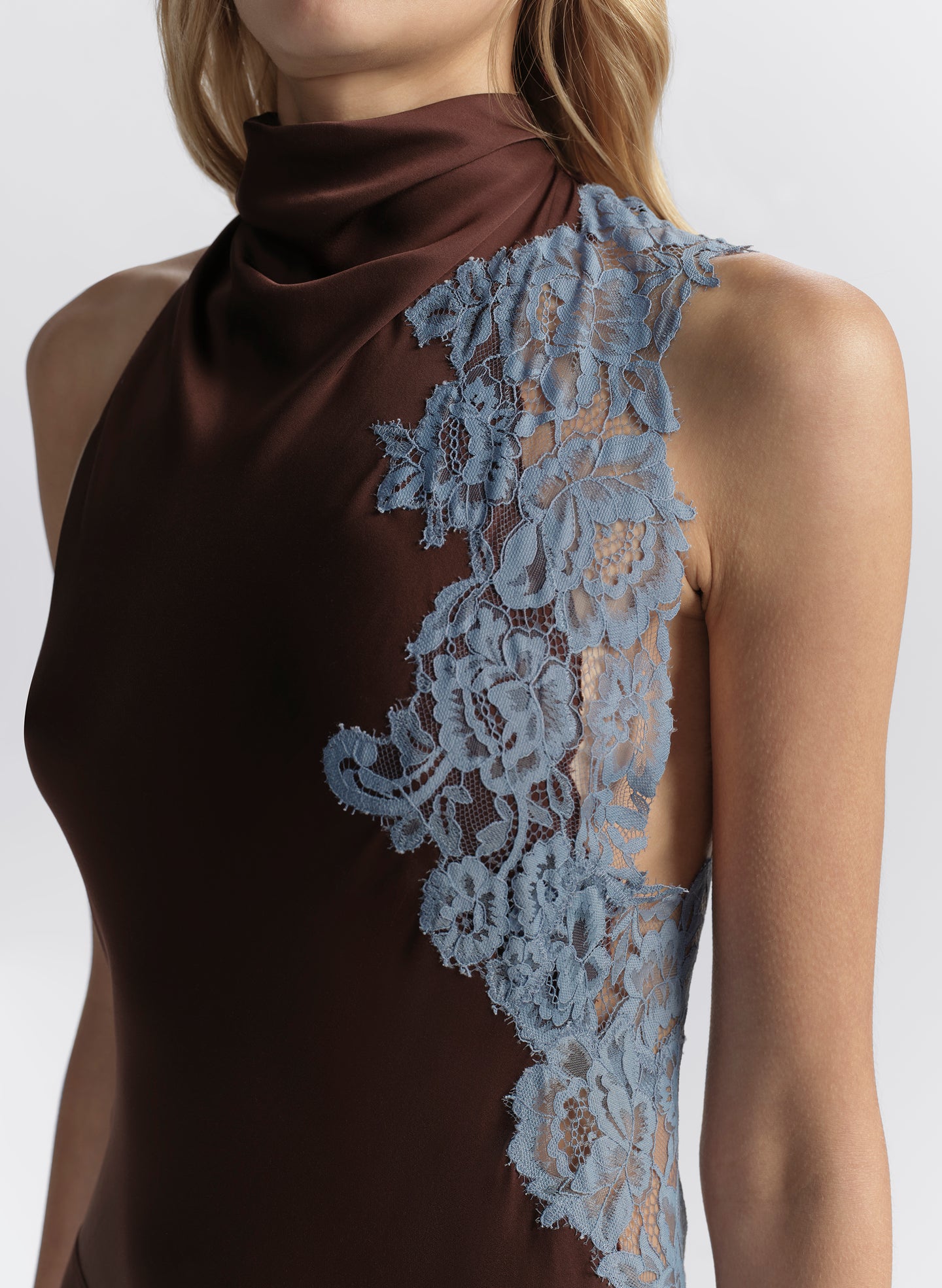 Josephine Satin and Lace Maxi Dress | ALC LTD Josephine Satin and Lace Maxi Dress | ALC LTD