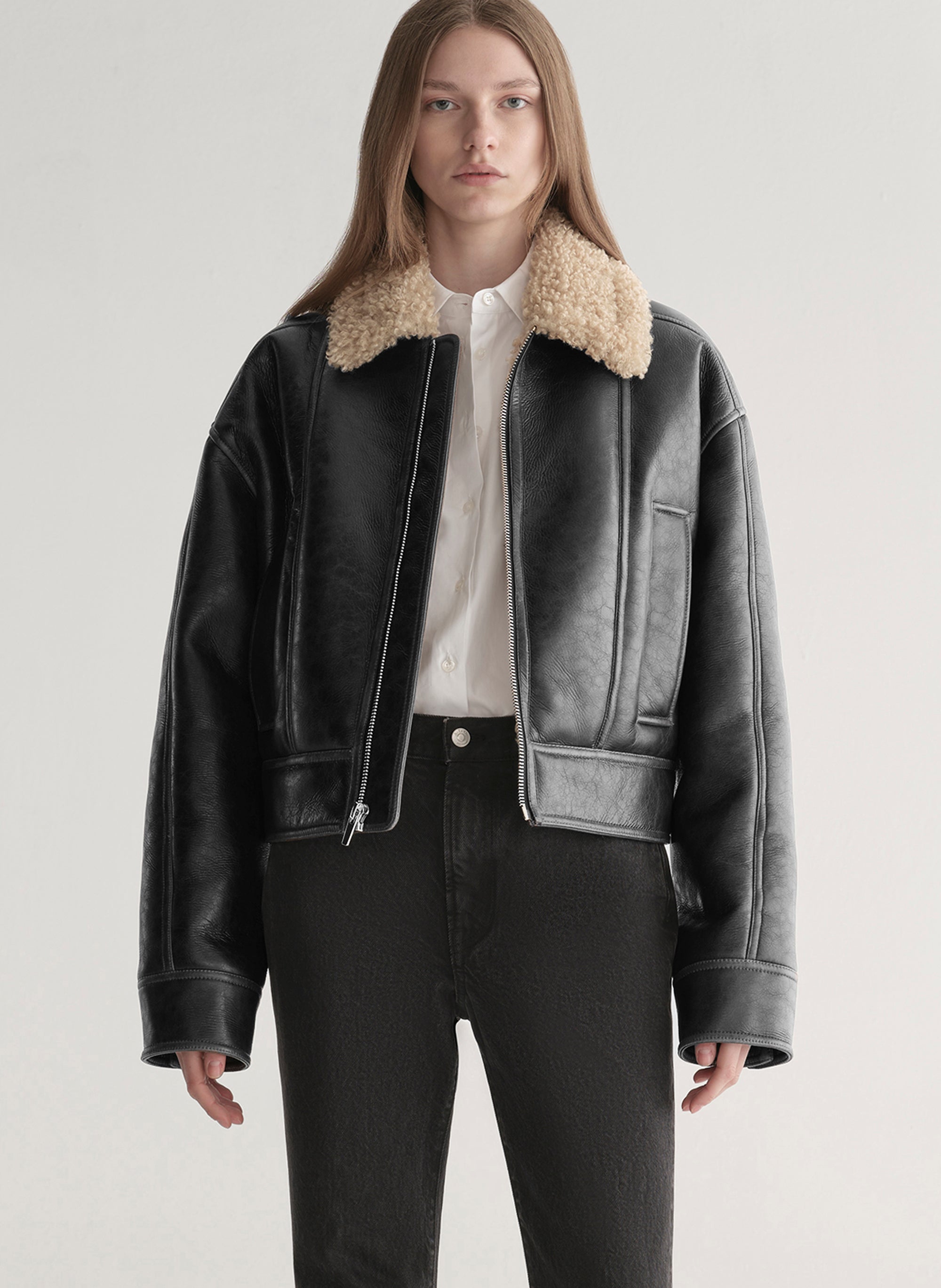 Stevie Faux Shearling Jacket | ALC LTD