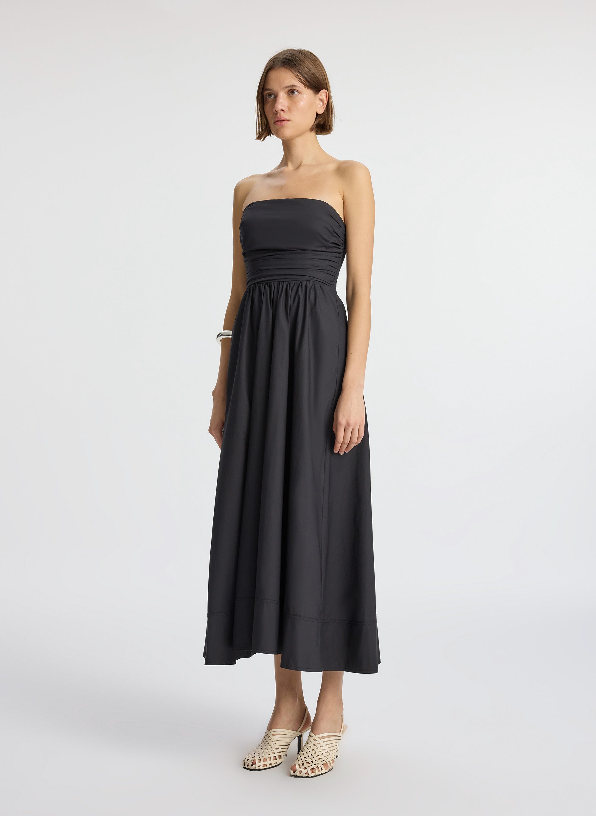 A.L.C. Tate Strapless Midi Dress | ALCltd.com