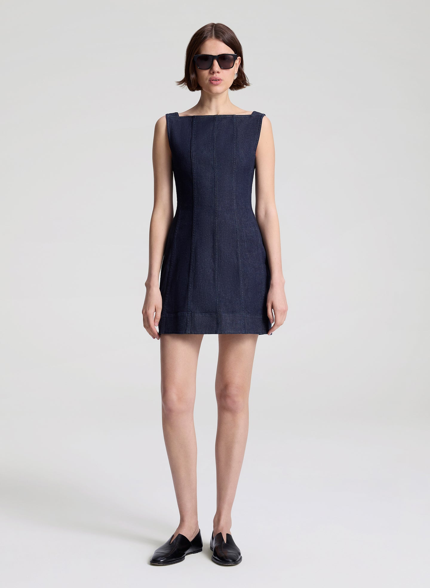 A.L.C. The 444 Denim Mini Dress in Indigo, Size 8 A.L.C. The 444 Denim Mini Dress in Indigo, Size 8