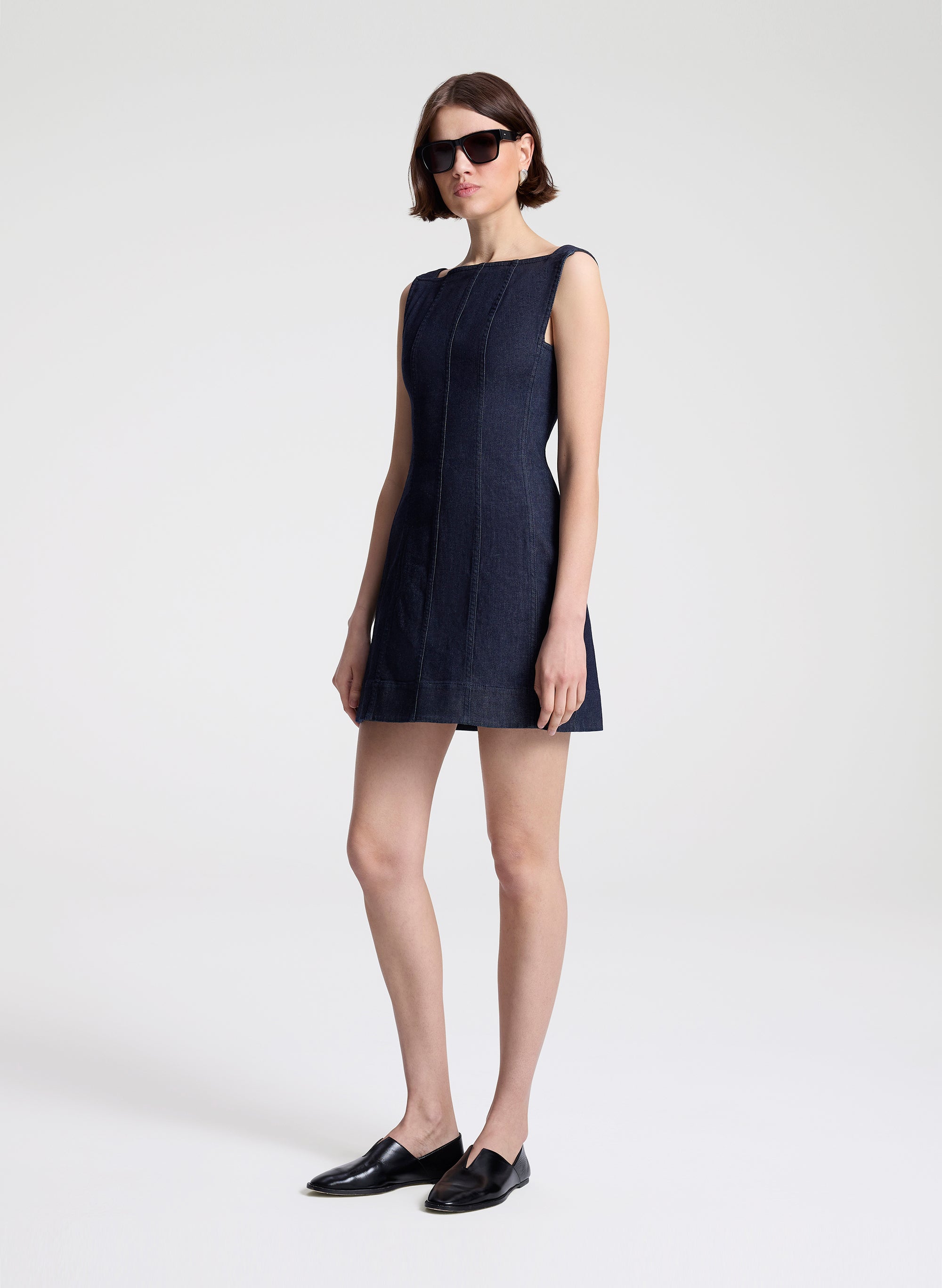 The 444 Denim Mini Dress | ALC LTD