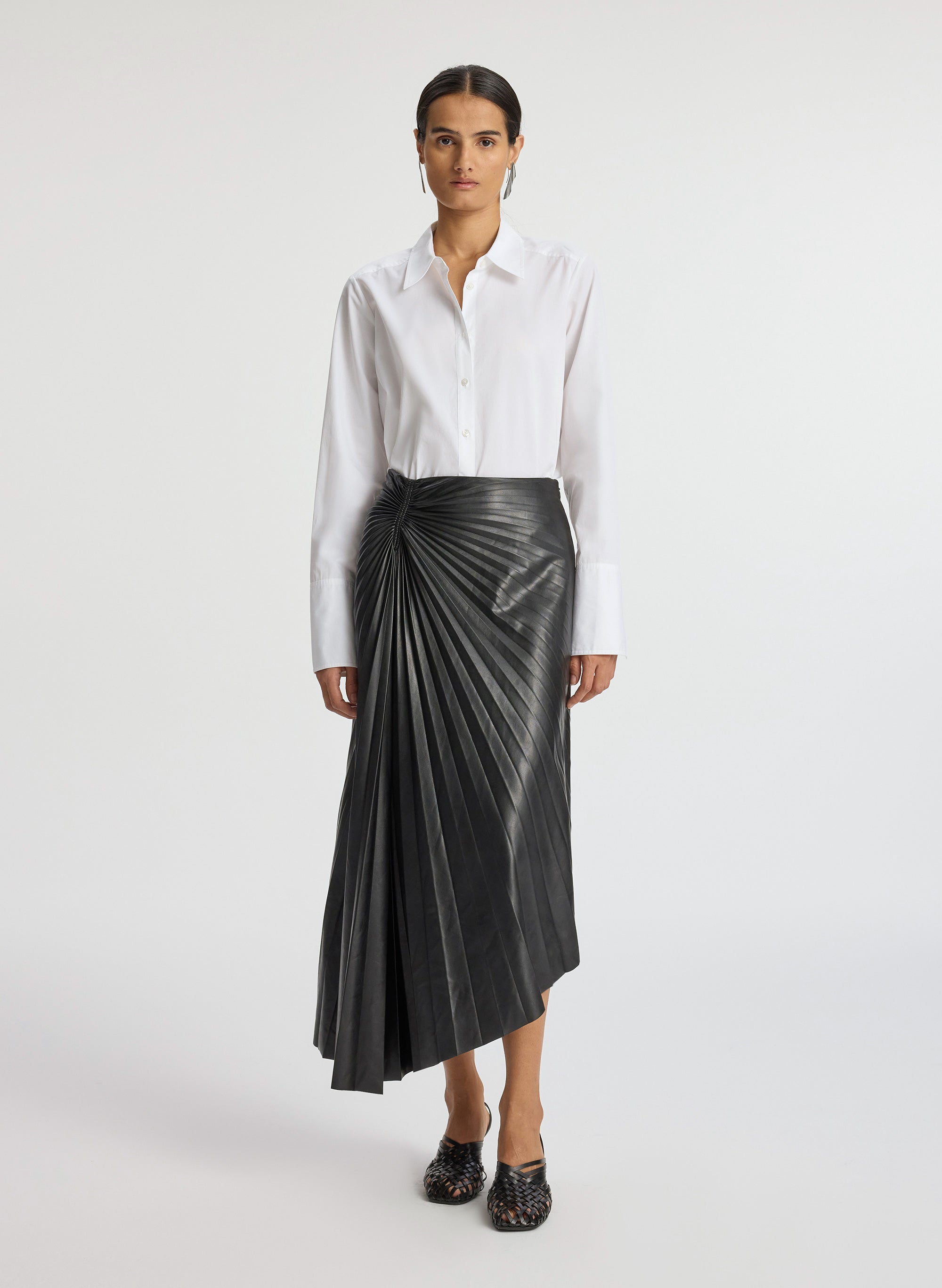 Tracy Vegan Leather Skirt