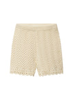 Ula Cotton Crochet Knit Short