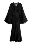 Uma Silk Devoré Midi Dress
