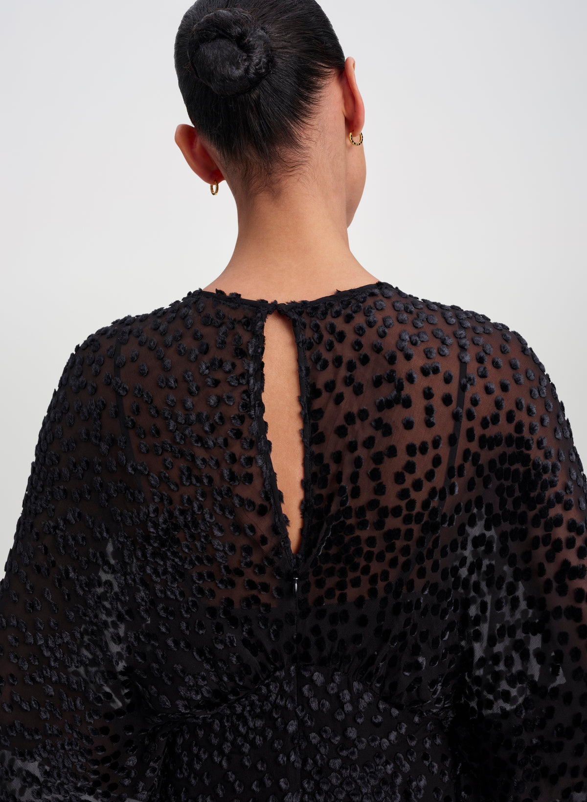 Uma Silk Devoré Midi Dress