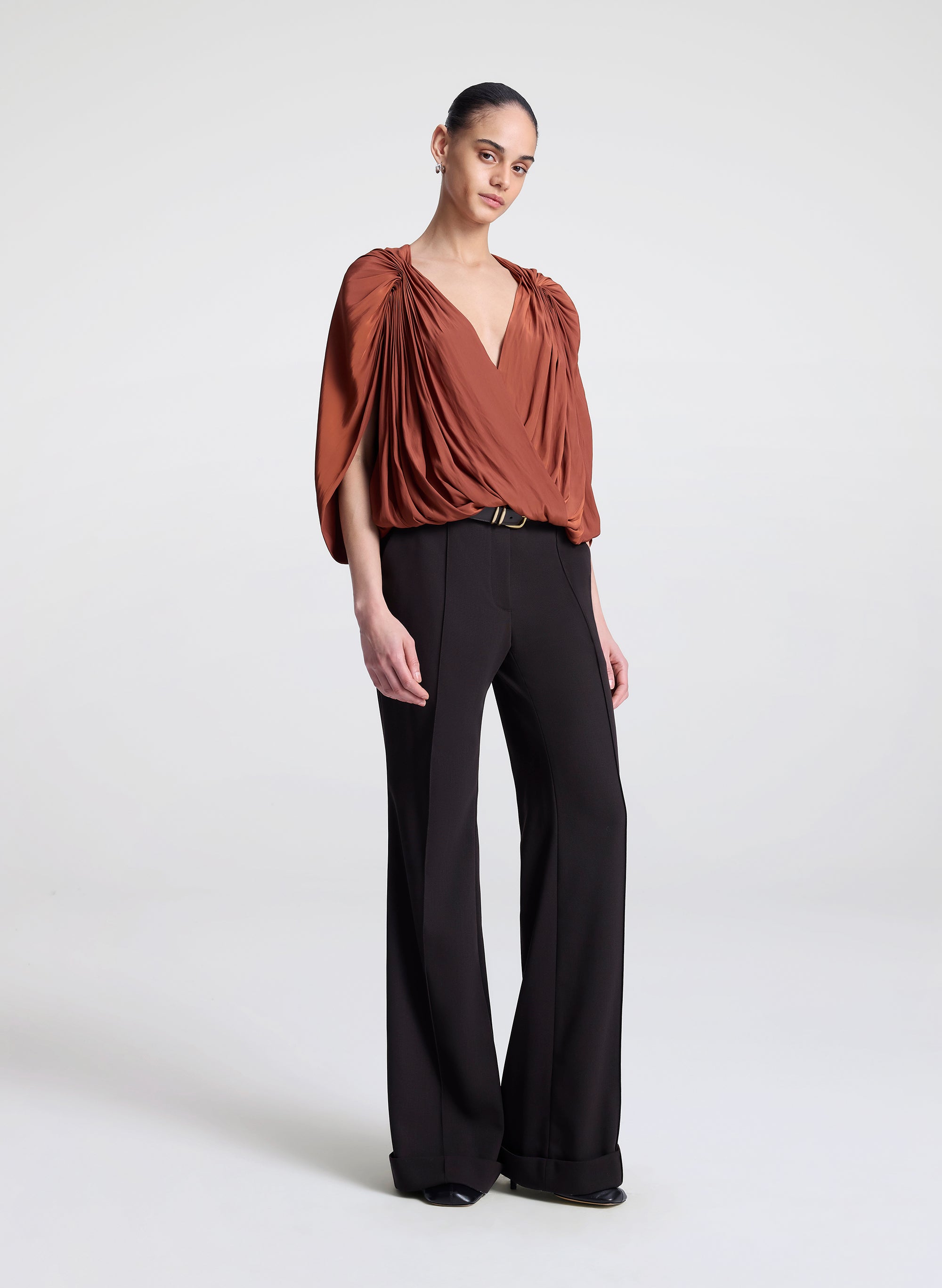 A.L.C. Vivian Caped Top | ALCltd.com