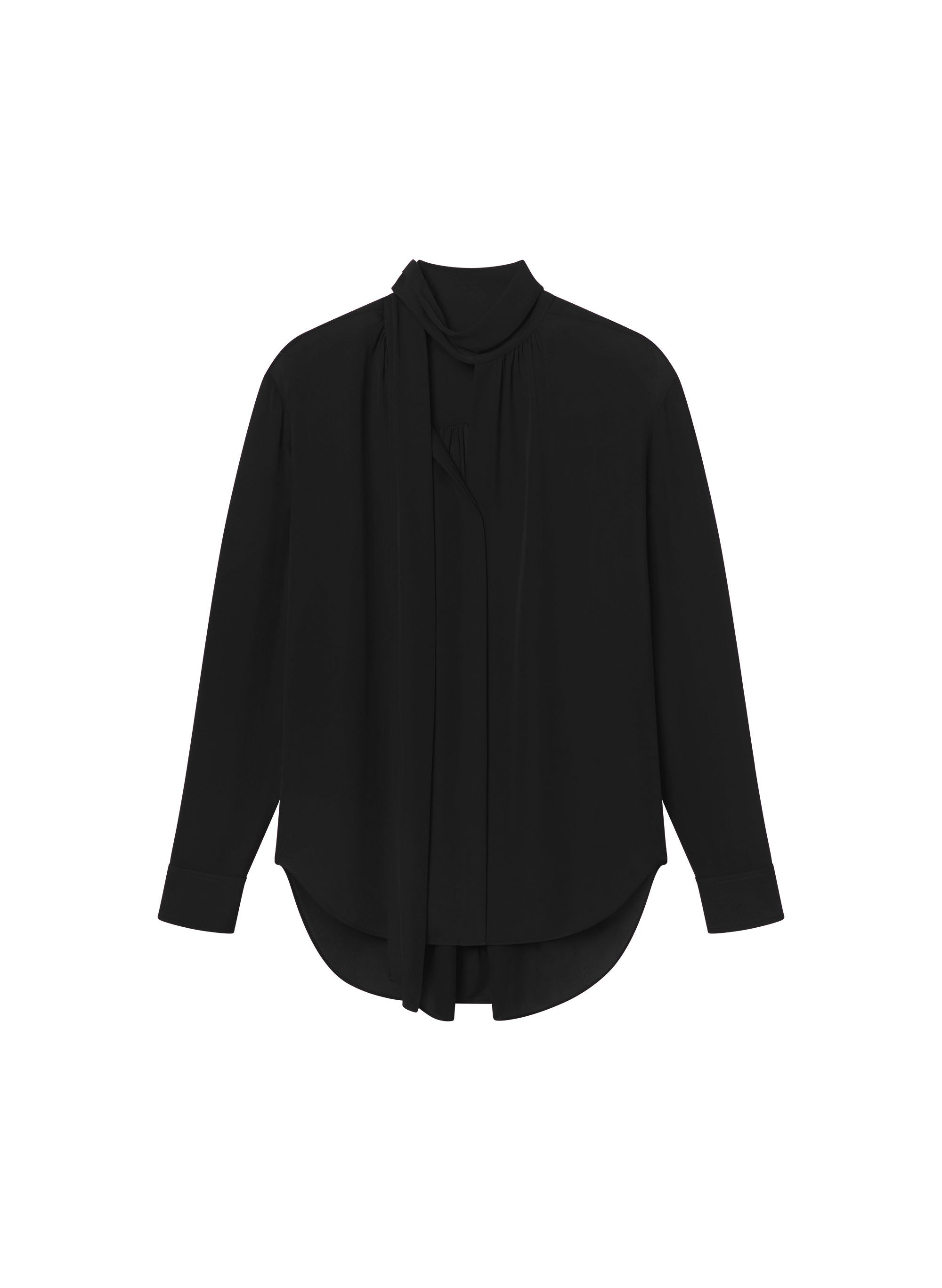 L'Appartement Feminity Blouse★ブラック Violette Linen Blouse | Aritzia US