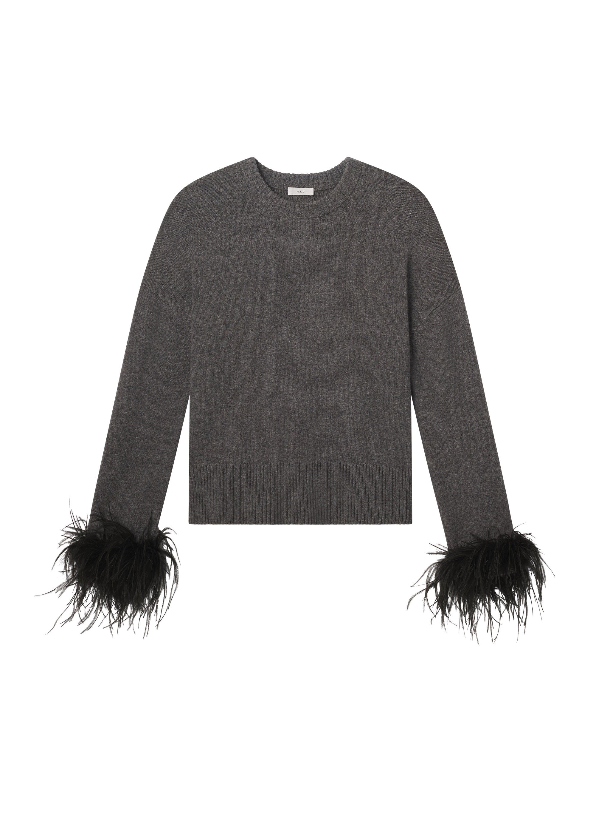 Wilda Feather Trimmed Sweater | ALC LTD