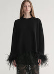Wilda Feather Trimmed Sweater