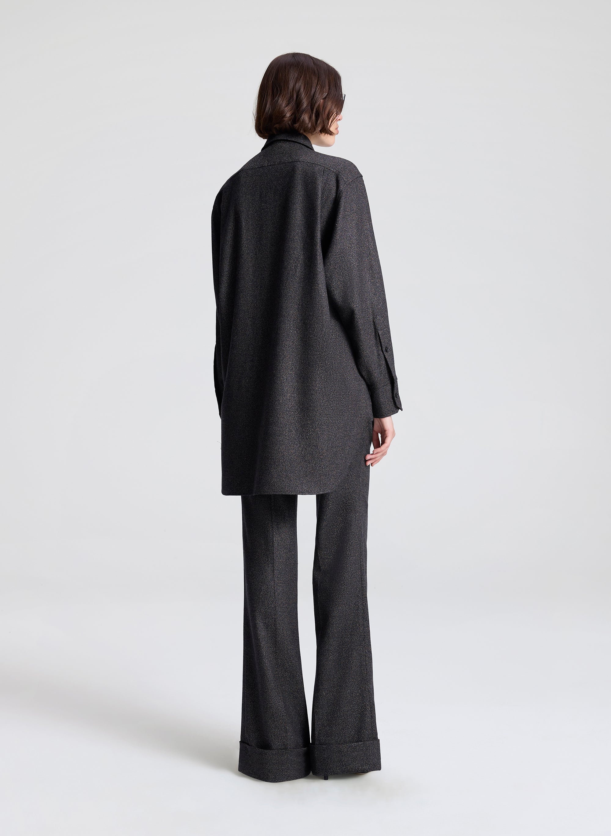 Max Wool Marled Tailored Pant | ALC LTD