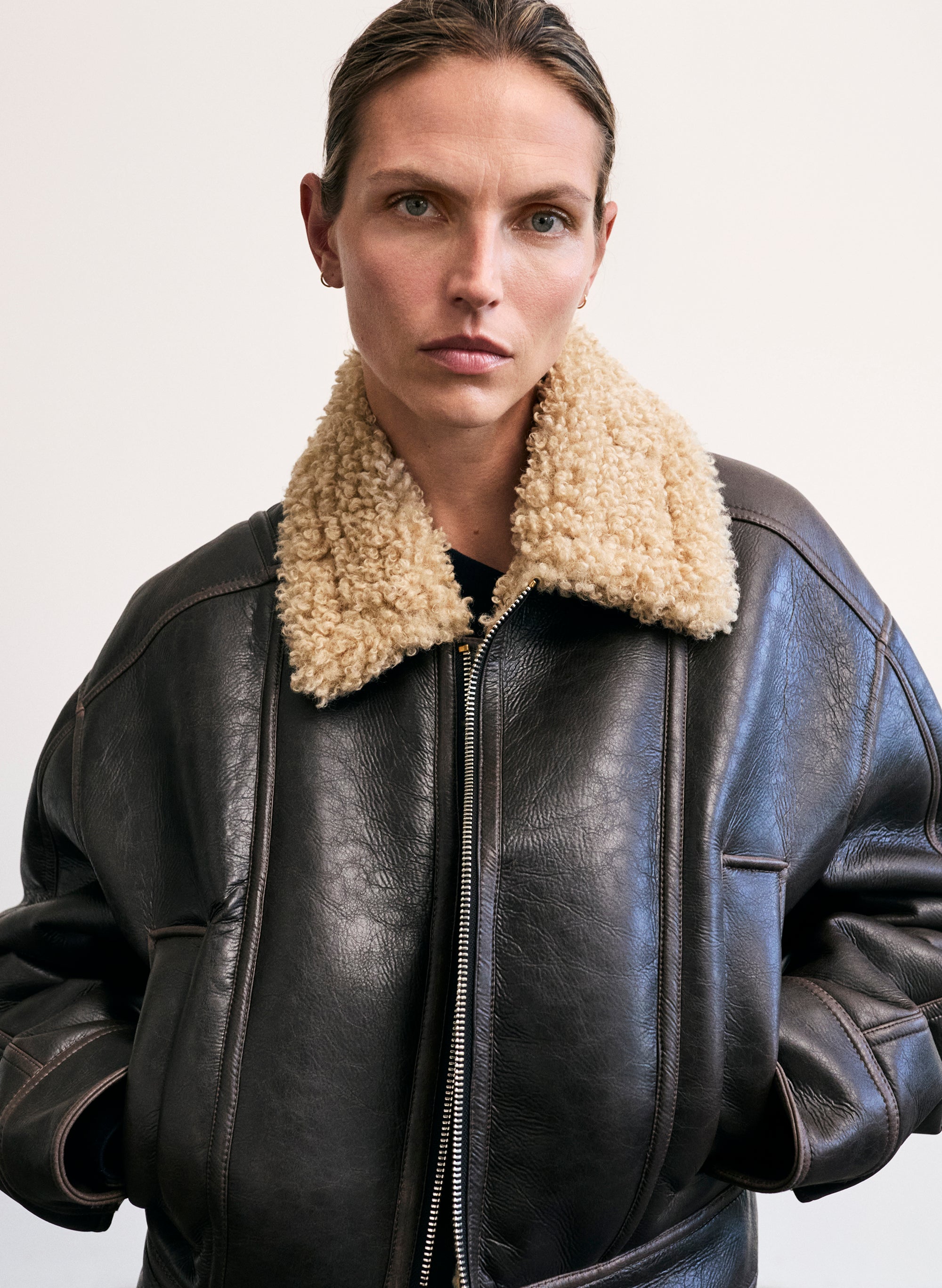Stevie Faux Shearling Jacket | ALC LTD