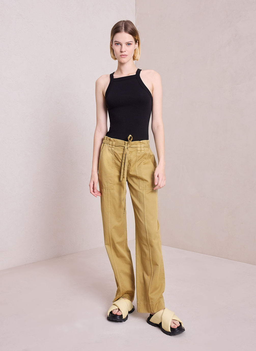 Quince Cotton Linen Twill Cargo Pant